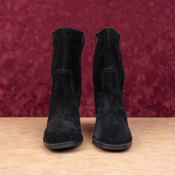 Steve Madden Women Romney Black Leather Western Festival Pull On Boots sz 8.5 - Picture 3 of 8